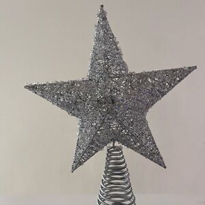 Silver Star Tree Topper